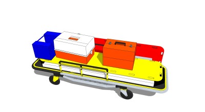 担架sketchup模型，担架草图大师模型，担架su素材下载