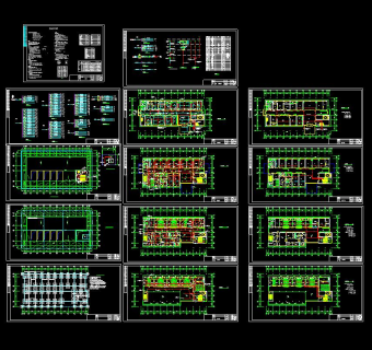 小医院电气施工图CAD图纸