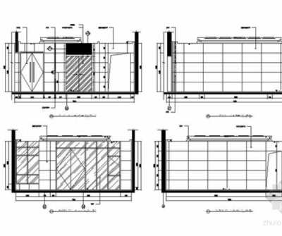 [浙江]高新园区厂房及辅助用房扩建装修施工图<a href=https://www.yitu.cn/sketchup/xiuxiqu/index.html target=_blank class=infotextkey>休息区</a>立面图