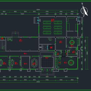 三层办公楼装饰施工图，CAD建筑图纸免费下载