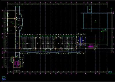 某教学楼施工图，教学楼cad建筑工程图纸下载