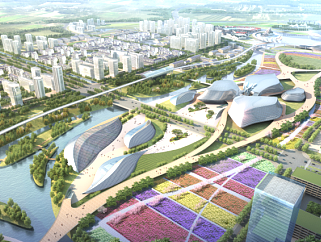 大型花卉产业生态旅游城市规划设计案例