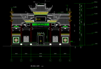 古建筑CAD施工图，建筑CAD图纸下载