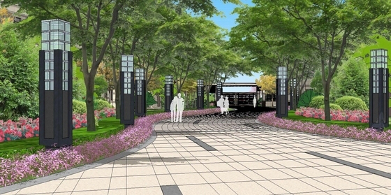 新古典滨江浪漫庭院景观规划设计方案