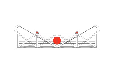 欧式入户入口大门草图大师模型，入户入口大门sketchup模型免费下载