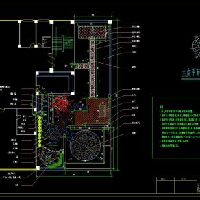 别墅屋顶花园CAD施工图，屋顶花园cad设计图纸下载