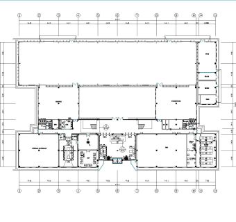 长沙办公空间设计混凝土现代风格CAD工程图纸附高清效果图下载