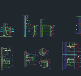 各类常用CAD卫生间洗手盆节点大样图，cad建筑施工图纸下载