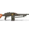苏联RPD轻机枪su模型,苏联RPD轻机枪sketchup模型下载