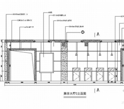 [<a href=https://www.yitu.cn/su/8115.html target=_blank class=infotextkey>重庆</a>]现代风格乡镇公共服务中心装修施工图展示<a href=https://www.yitu.cn/su/7996.html target=_blank class=infotextkey>大厅</a>立面图 