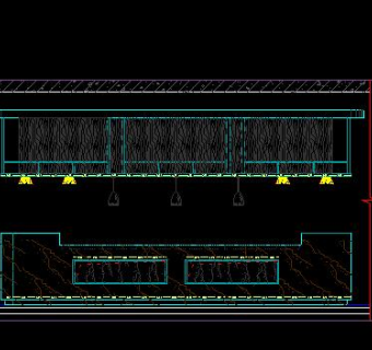 自助餐厅施工图效果图竣工图CAD图纸，餐厅cad设计图纸下载