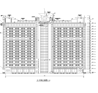 某医院住院楼施工图纸CAD图纸下载dwg文件下载