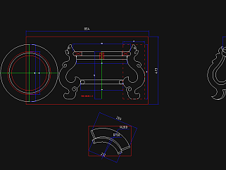 原创长圆会议桌CAD施工图，会议桌CAD设计图纸下载