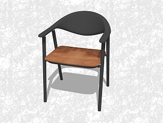 现代休闲椅sketchup模型，<em>单人椅</em>草图大师模型下载
