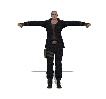 现代游戏角色su模型，游戏角色草图大师模型下载