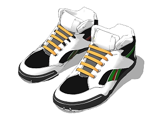 现代运动<em>鞋</em>草图大师模型，运动<em>鞋</em>sketchup模型下载