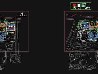 泗洪教育广场电气图设计施工图CAD图纸