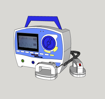 现代简约医疗器材草图大师模型，医疗器材sketchup模型下载