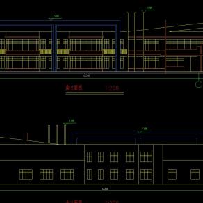 特色幼儿园平面图施工图，幼儿园cad建筑施工图纸下载