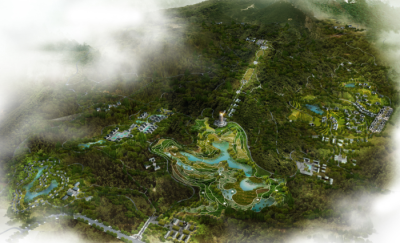 景观鸟瞰效果图