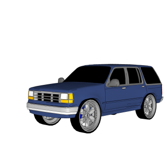 现代汽车免费su模型，现代汽车sketchup模型，汽车su素材下载