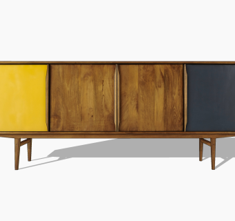  现代电视柜草图大师模型，电视柜SU模型下载