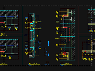 电梯间CAD<em>设计</em>节点大样施工<em>图</em>，cad建筑<em>工程</em>图纸下载
