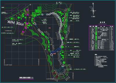 公园设计全套图纸,cad建筑图纸免费下载