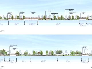 城市东部滨水水岸景观设计方案
