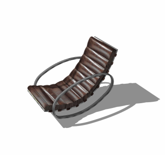 现代躺椅草图大师模型，简约躺椅sketchup模型