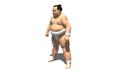 现代3D人物草图大师模型，人物SKB文件下载