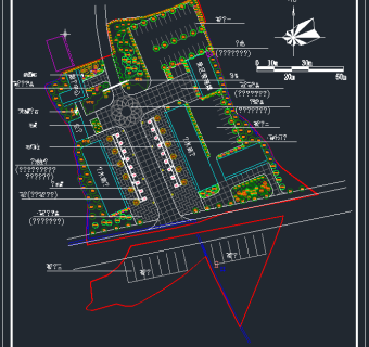 风景区的景观施工图,图库CAD建筑图纸下载