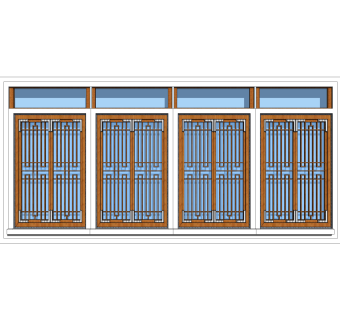 中式窗草图大师模型，中式窗SU模型下载