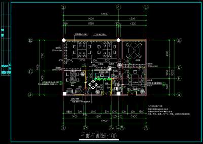 地产公司办公室装修施工图，CAD建筑图纸免费下载