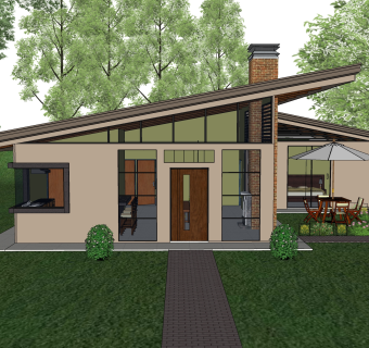 欧式别墅SU模型，别墅SKP模型下载