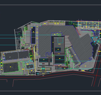 庭院改造景观设计全套施工图,cad建筑图纸免费下载