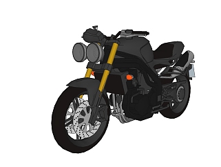 现代<em>摩托车</em>sketchup模型，<em>摩托车</em>草图大师模型下载