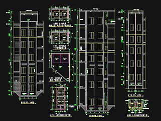 原创超齐全的自动扶梯CAD图库，全套自动扶梯CAD图纸下载