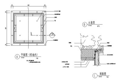 <a href=https://www.yitu.cn/su/7558.html target=_blank class=infotextkey>绿化</a>隐形井盖详图