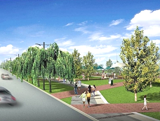 滨水生态国际新城街道景观扩初规划设计方案