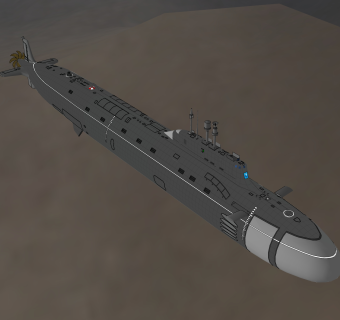 核潜艇sketchup模型，核潜艇skp模型下载