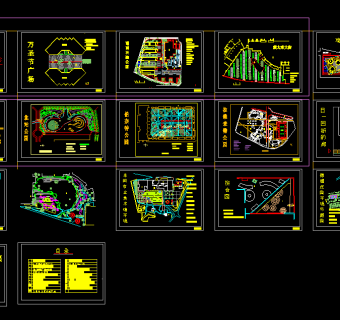 园林CAD施工图，园林CAD施工图纸下载