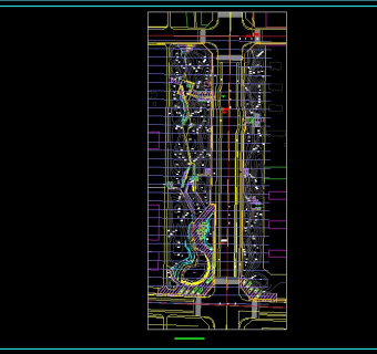 道路园建工程施工图，道路CAD设计施工方案