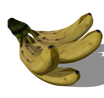 现代水果香蕉草图大师模型下、水果香蕉su模型下载