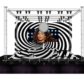 现代舞台草图大师模型，舞台SU模型下载