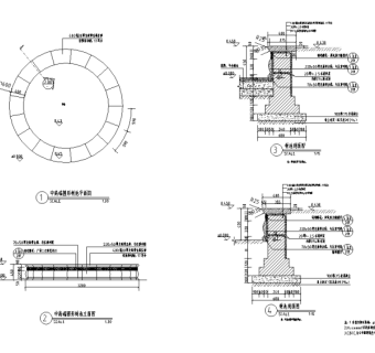中高端树池建筑施工图