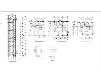 电梯间及井道详图CAD工程图纸免费下载