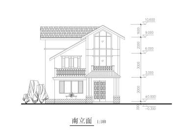 苏北<a href=https://www.yitu.cn/su/7872.html target=_blank class=infotextkey>地</a>区农村独院别墅建筑<a href=https://www.yitu.cn/su/7590.html target=_blank class=infotextkey>设计</a>施工图_2