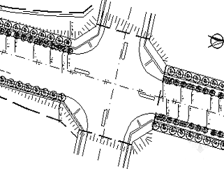 景观通廊道路设计施工图