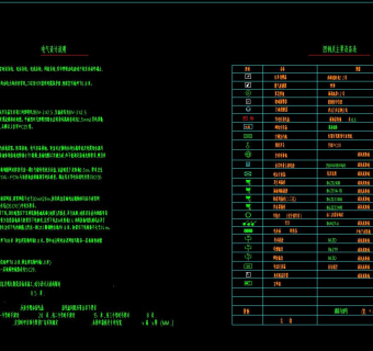 别墅电气施工图CAD图纸